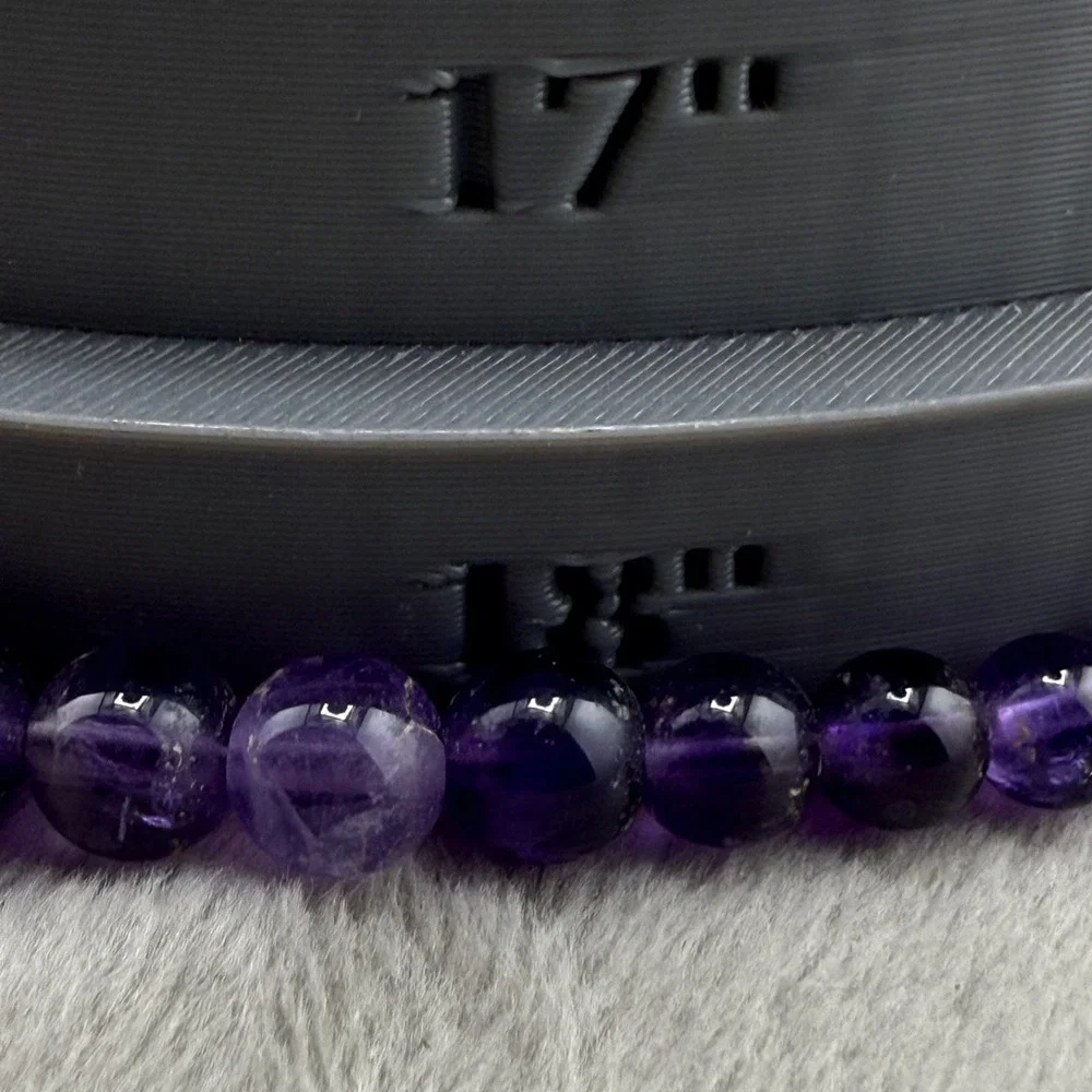 Vintage Jay King Necklace Pierced Earrings Set Amethyst DTR Signed 19
